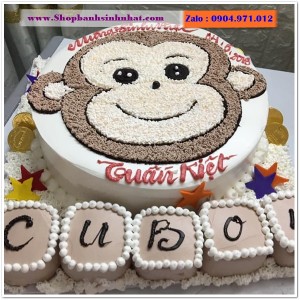 Bánh Sinh Nhật Con Khỉ Tuổi Thân - T20